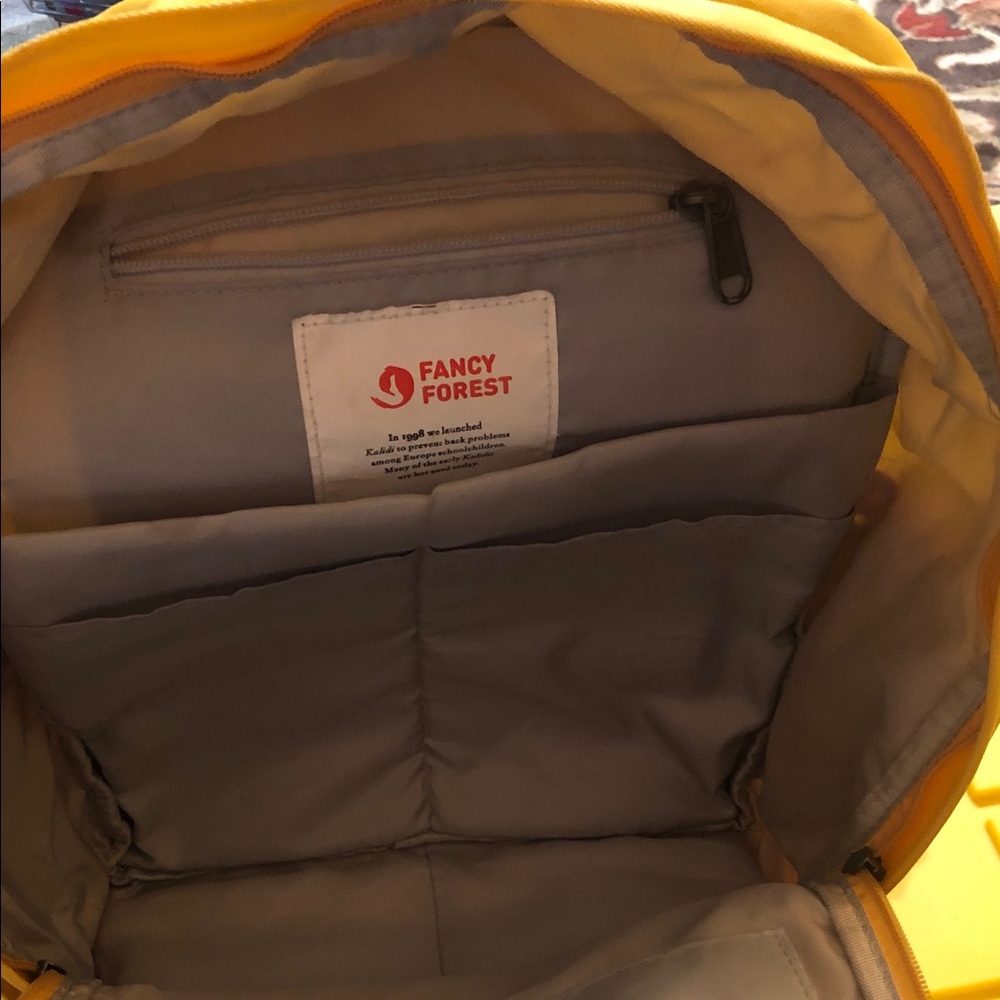 Bright Yellow Kids Backpack kalidi - Picture 9 of 11
